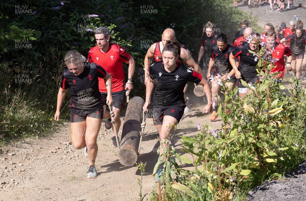 150722 - Wales Women’s rugby squad training session at The Green Mile, Cardiff -