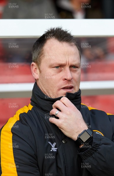 020219 - Grimsby Town v Newport County - Sky Bet League 2 -  Newport Manager Michael Flynn