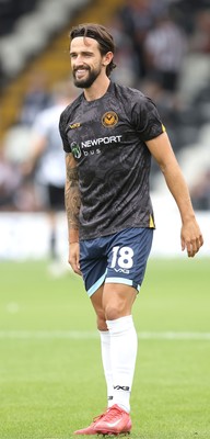 160825 - Grimsby Town v Newport County - Sky Bet League 2 - Liam Shephard of Newport 