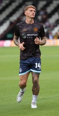 160825 - Grimsby Town v Newport County - Sky Bet League 2 - Kai Whitmore of Newport
