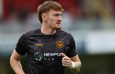 160825 - Grimsby Town v Newport County - Sky Bet League 2 - Joe Thomas of Newport