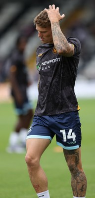 160825 - Grimsby Town v Newport County - Sky Bet League 2 - Kai Whitmore of Newport