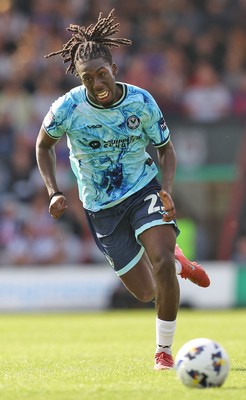 160825 - Grimsby Town v Newport County - Sky Bet League 2 - Michael Reindorf of Newport