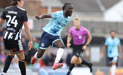 160825 - Grimsby Town v Newport County - Sky Bet League 2 - Cameron Antwi of Newport 
