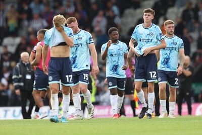 160825 - Grimsby Town v Newport County - Sky Bet League 2 - Dejection from Tom Davies of Newport at the end of the match