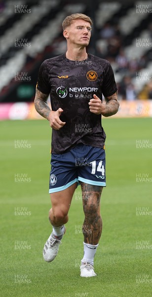 160825 - Grimsby Town v Newport County - Sky Bet League 2 - Kai Whitmore of Newport