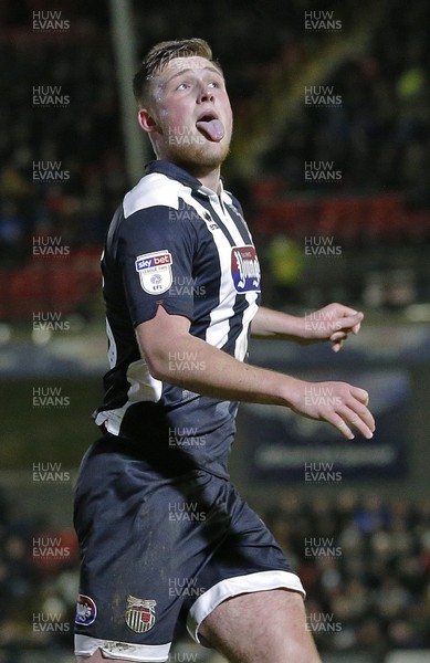 250220 - Grimsby Town v Newport County - Sky Bet League 2 - Mattie Pollock of Grimsby Town