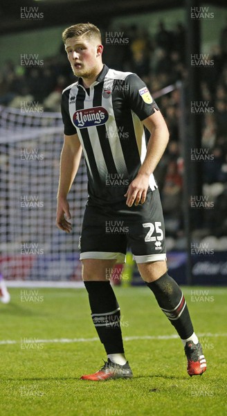 250220 - Grimsby Town v Newport County - Sky Bet League 2 - Mattie Pollock of Grimsby Town
