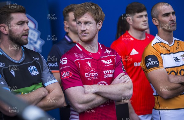 271119 - Guinness PRO14 Media Day - Cardiff City Stadium - Scarlets Rhys Patchell