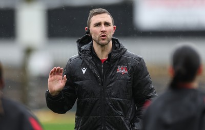 010124 - Gwalia Lightning v Brython Thunder, Celtic Challenge - Brython Thunder head coach Ashley Beck