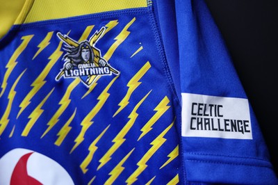 271225 - Gwalia Lightning v Brython Thunder, Celtic Challenge - Gwalia Lightning shirt hangs in the changing room ahead of the match