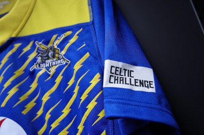 271225 - Gwalia Lightning v Brython Thunder, Celtic Challenge - Gwalia Lightning shirt hangs in the changing room ahead of the match