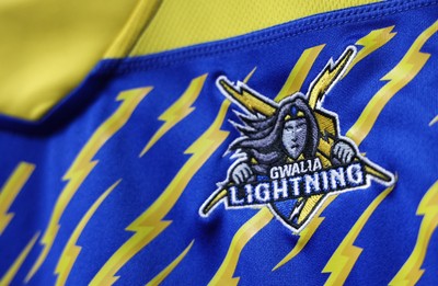 271225 - Gwalia Lightning v Brython Thunder, Celtic Challenge - Gwalia Lightning shirt hangs in the changing room ahead of the match