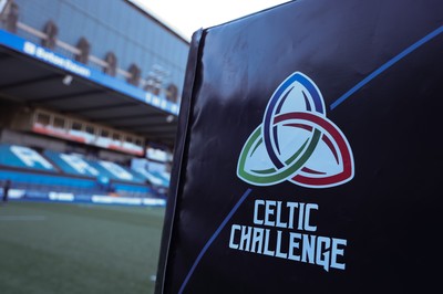 271225 - Gwalia Lightning v Brython Thunder, Celtic Challenge - Celtic Challenge branding ahead of the match