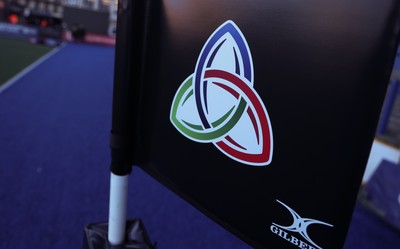 271225 - Gwalia Lightning v Brython Thunder, Celtic Challenge - Celtic Challenge branding ahead of the match