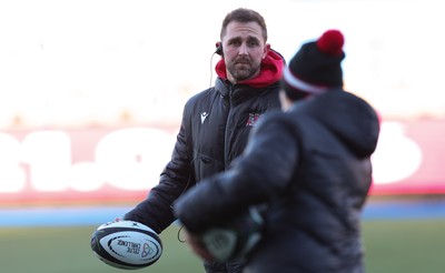 271225 - Gwalia Lightning v Brython Thunder, Celtic Challenge - Brython Thunder head coach Ashley Beck