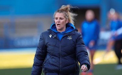 271225 - Gwalia Lightning v Brython Thunder, Celtic Challenge - Gwalia Lightning head coach Catrina Nicholas-McLaughlin