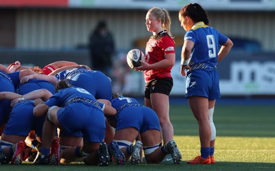 271225 - Gwalia Lightning v Brython Thunder, Celtic Challenge - Seren Lockwood of Brython Thunder and Sian Jones of Gwalia Lightning