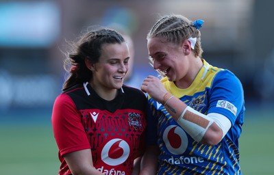 271225 - Gwalia Lightning v Brython Thunder, Celtic Challenge - Branwen Metcalfe of Brython Thunder and Tilly Vucaj of Gwalia Lightning