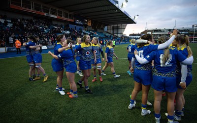 271225 - Gwalia Lightning v Brython Thunder, Celtic Challenge - Gwalia Lightning players at the end of the match