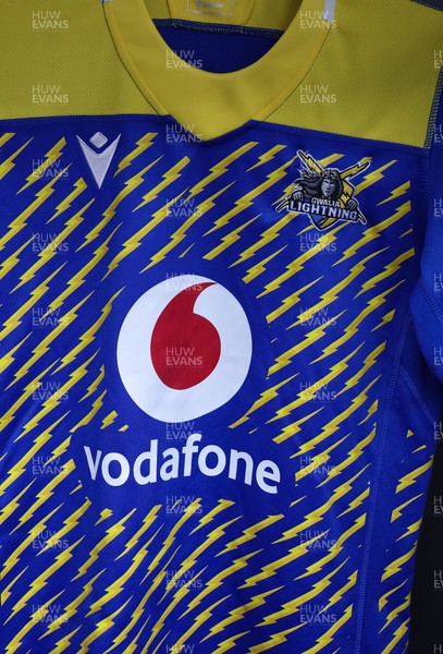 271225 - Gwalia Lightning v Brython Thunder, Celtic Challenge - Gwalia Lightning shirt hab]ngs in the changing room ahead of the match