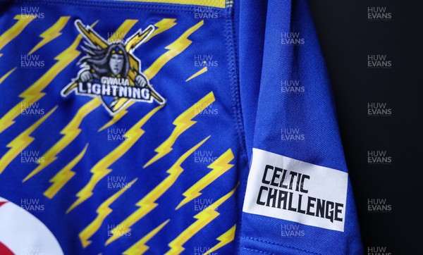 271225 - Gwalia Lightning v Brython Thunder, Celtic Challenge - Gwalia Lightning shirt hangs in the changing room ahead of the match
