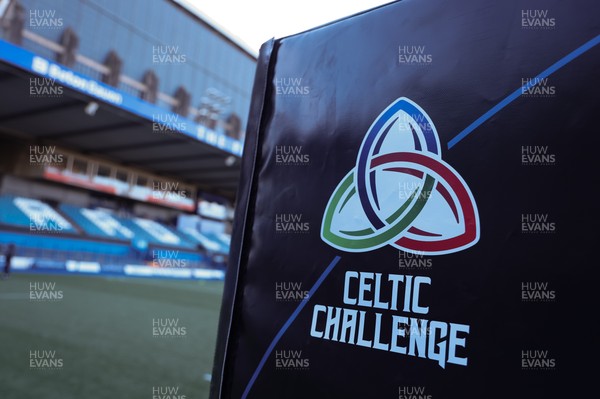 271225 - Gwalia Lightning v Brython Thunder, Celtic Challenge - Celtic Challenge branding ahead of the match