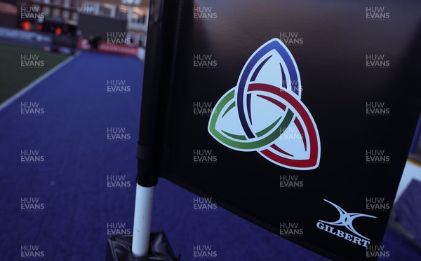 271225 - Gwalia Lightning v Brython Thunder, Celtic Challenge - Celtic Challenge branding ahead of the match