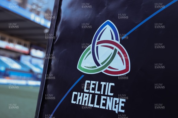 271225 - Gwalia Lightning v Brython Thunder, Celtic Challenge - Celtic Challenge branding ahead of the match