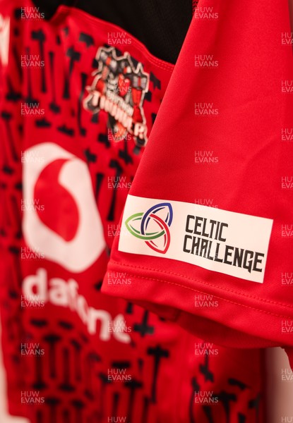 271225 - Gwalia Lightning v Brython Thunder, Celtic Challenge - Brython Thunder shirts hangs in the changing room ahead of the match