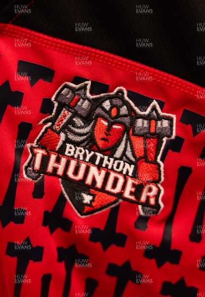 271225 - Gwalia Lightning v Brython Thunder, Celtic Challenge - Brython Thunder shirts hangs in the changing room ahead of the match