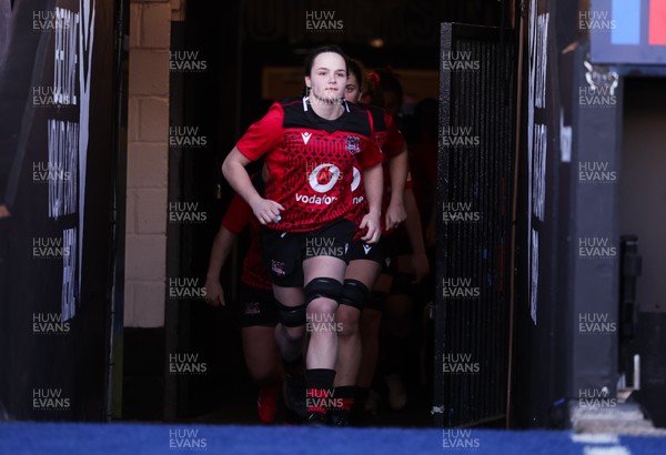 271225 - Gwalia Lightning v Brython Thunder, Celtic Challenge - Jess Rogers of Brython Thunder leads the team out