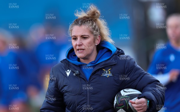 271225 - Gwalia Lightning v Brython Thunder, Celtic Challenge - Gwalia Lightning head coach Catrina Nicholas-McLaughlin