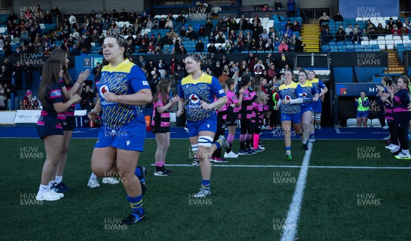 271225 - Gwalia Lightning v Brython Thunder, Celtic Challenge - Gwalia Lightning run out at the start of the match