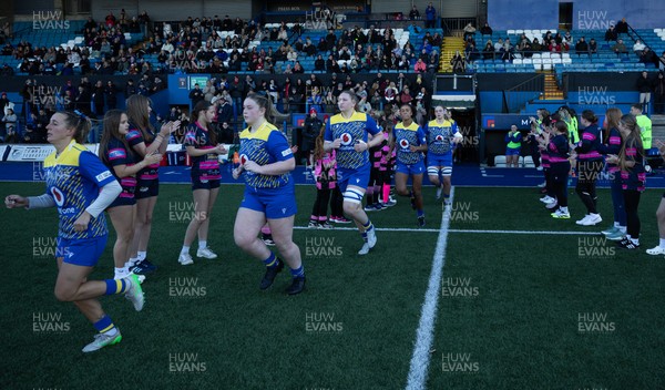 271225 - Gwalia Lightning v Brython Thunder, Celtic Challenge - Gwalia Lightning run out at the start of the match