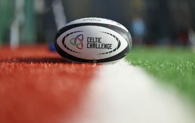 140226 - Gwalia Lightning v Clovers, Celtic Challenge - Celtic Challenge match balls pitch side