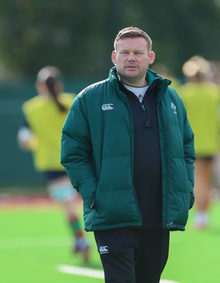 140226 - Gwalia Lightning v Clovers, Celtic Challenge - Clovers head coach Denis Fogarty