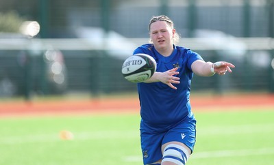 140226 - Gwalia Lightning v Clovers, Celtic Challenge - Alaw Pyrs of Gwalia Lightning during warm up
