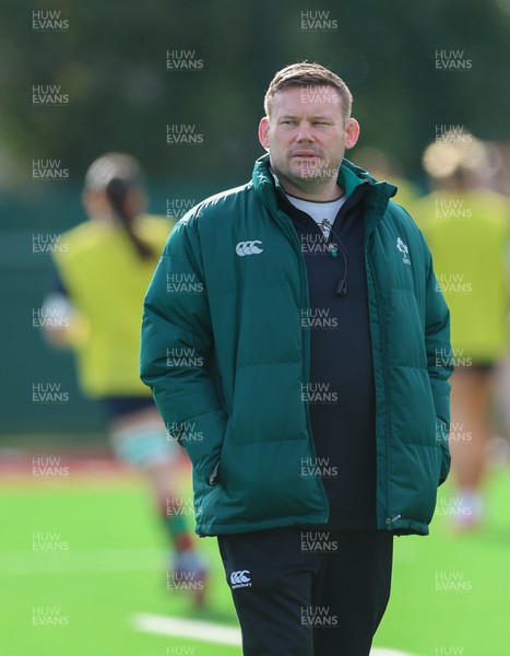 140226 - Gwalia Lightning v Clovers, Celtic Challenge - Clovers head coach Denis Fogarty