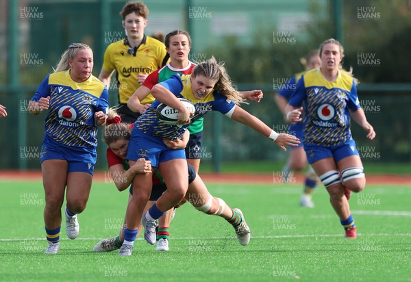 140226 - Gwalia Lightning v Clovers, Celtic Challenge - Molly Anderson-Thomas of Gwalia Lightning looks to break away