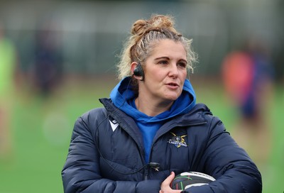 170126 - Gwalia Lightning v Edinburgh Rugby, Celtic Challenge - Gwalia Lightning head coach Catrina Nicholas-McLaughlin