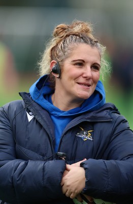 170126 - Gwalia Lightning v Edinburgh Rugby, Celtic Challenge - Gwalia Lightning head coach Catrina Nicholas-McLaughlin