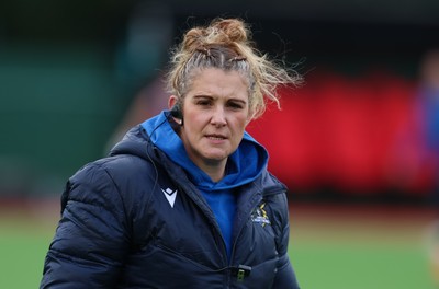 170126 - Gwalia Lightning v Edinburgh Rugby, Celtic Challenge - Gwalia Lightning head coach Catrina Nicholas-McLaughlin