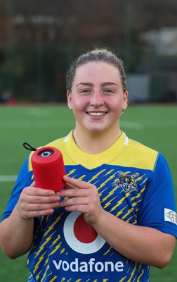 170126 - Gwalia Lightning v Edinburgh Rugby, Celtic Challenge - Player of the match Molly Reardon of Gwalia Lightning