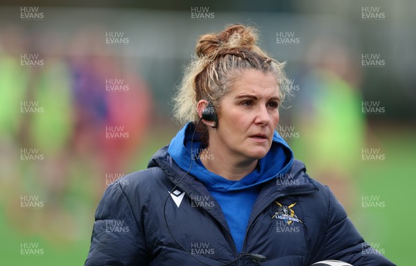 170126 - Gwalia Lightning v Edinburgh Rugby, Celtic Challenge - Gwalia Lightning head coach Catrina Nicholas-McLaughlin