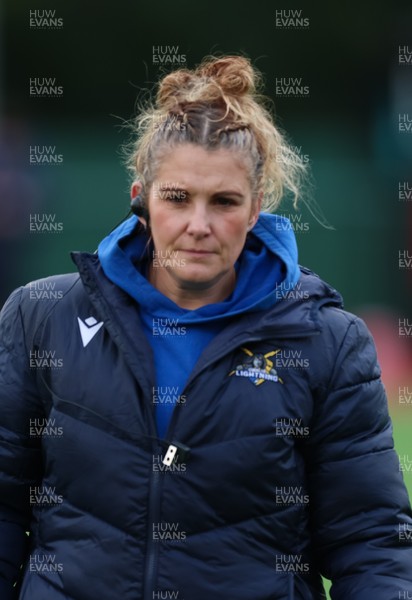 170126 - Gwalia Lightning v Edinburgh Rugby, Celtic Challenge - Gwalia Lightning head coach Catrina Nicholas-McLaughlin