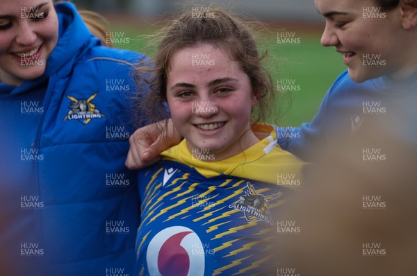 170126 - Gwalia Lightning v Edinburgh Rugby, Celtic Challenge - Lily Hawkins of Gwalia Lightning