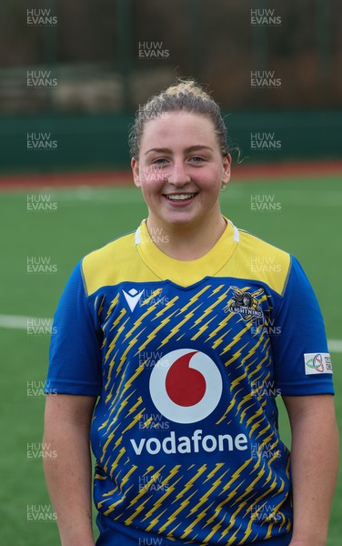 170126 - Gwalia Lightning v Edinburgh Rugby, Celtic Challenge - Player of the match Molly Reardon of Gwalia Lightning