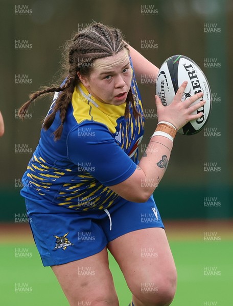 170126 - Gwalia Lightning v Edinburgh Rugby, Celtic Challenge - Maisie Davies of Gwalia Lightning