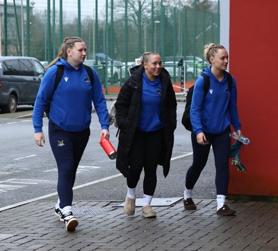 210226 - Gwalia Lightning v Glasgow - Celtic Challenge - Gwalia arrival